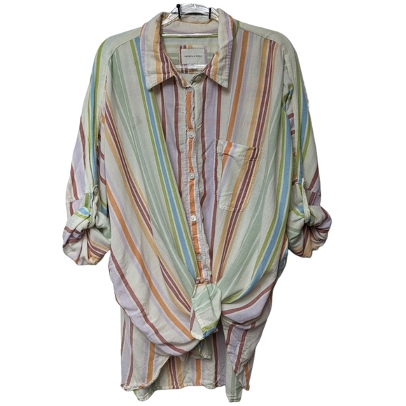 American Eagle Outfitters Tops - AE Go Big Oversized Shirt Sz L